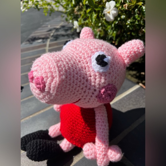 Hand Crocheted Peppa Pig Stuffed Animal Plushie! - Picture 14 of 17